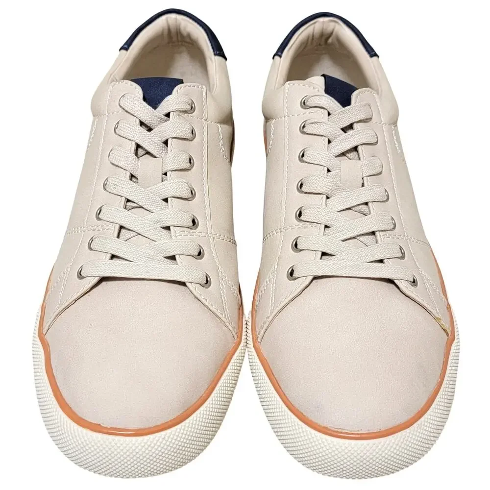 Club Room Men Dominic Low Top Lace Up Tennis Sneakers Size US 10.5M Beige